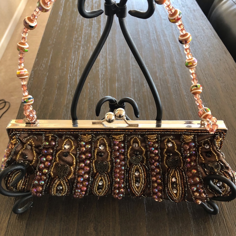 Gorgeous vintage beaded evening bag